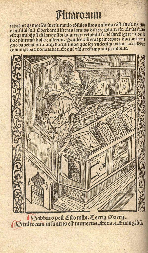 Büchernarr - le fou des livres (édition de 1510)
